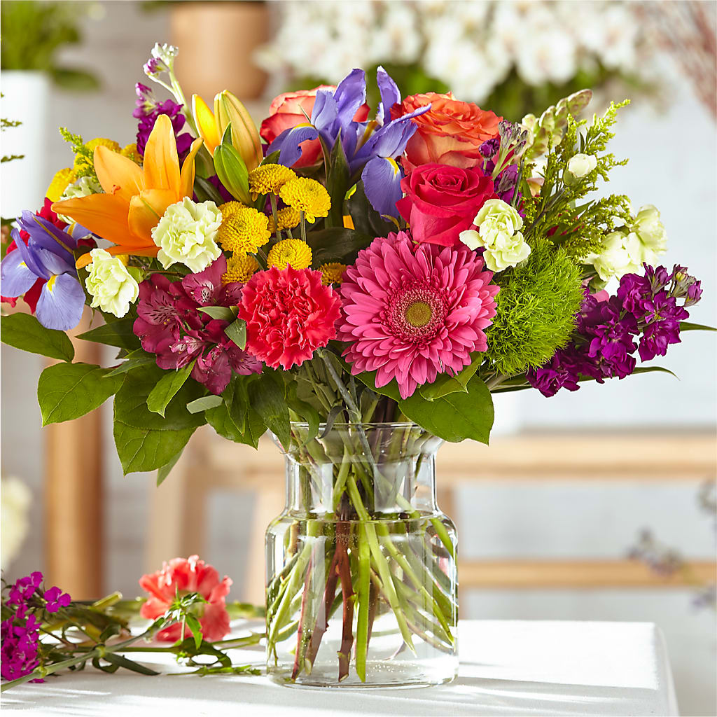 Bold & Bright – A Florist Original – LETITTE'S FLOWERS & GIFTS, Beaumont TX