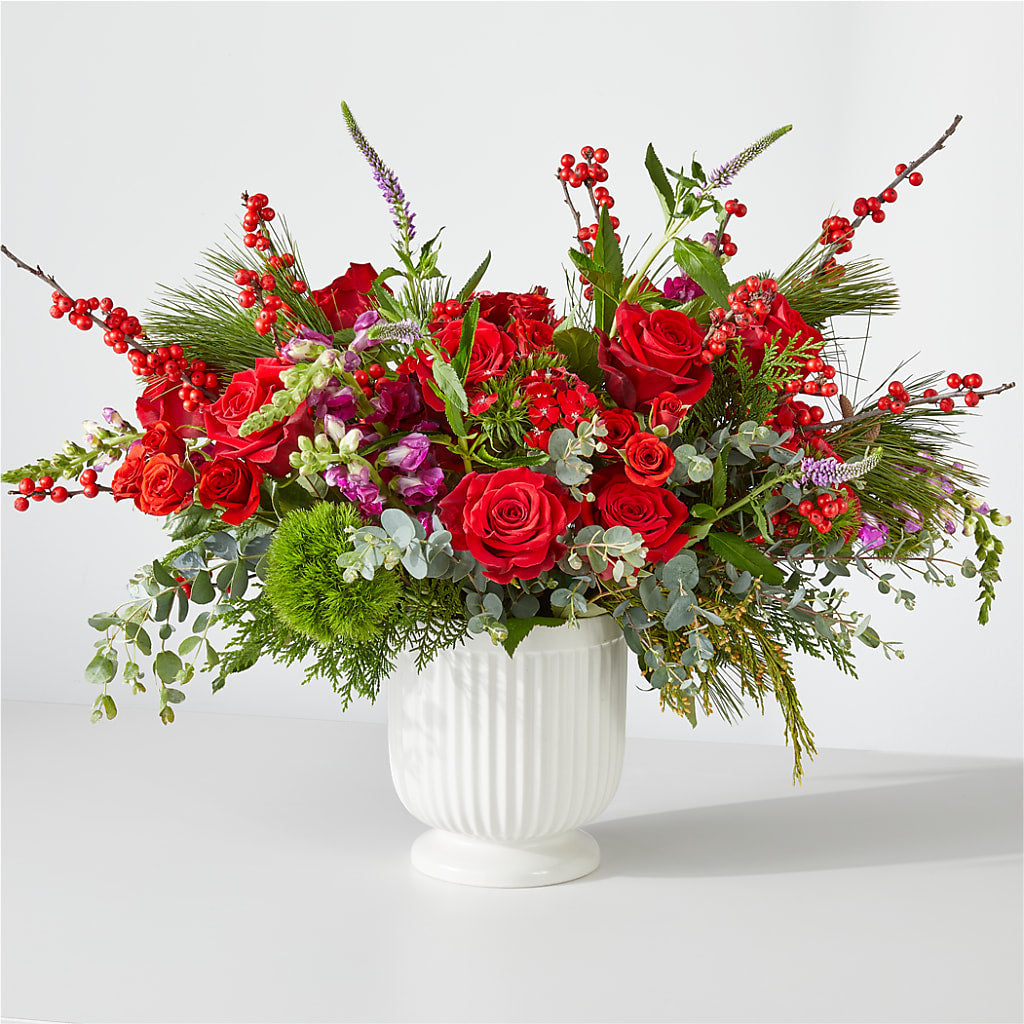 Big Red Bow Bouquet – LETITTE'S FLOWERS & GIFTS, Beaumont TX