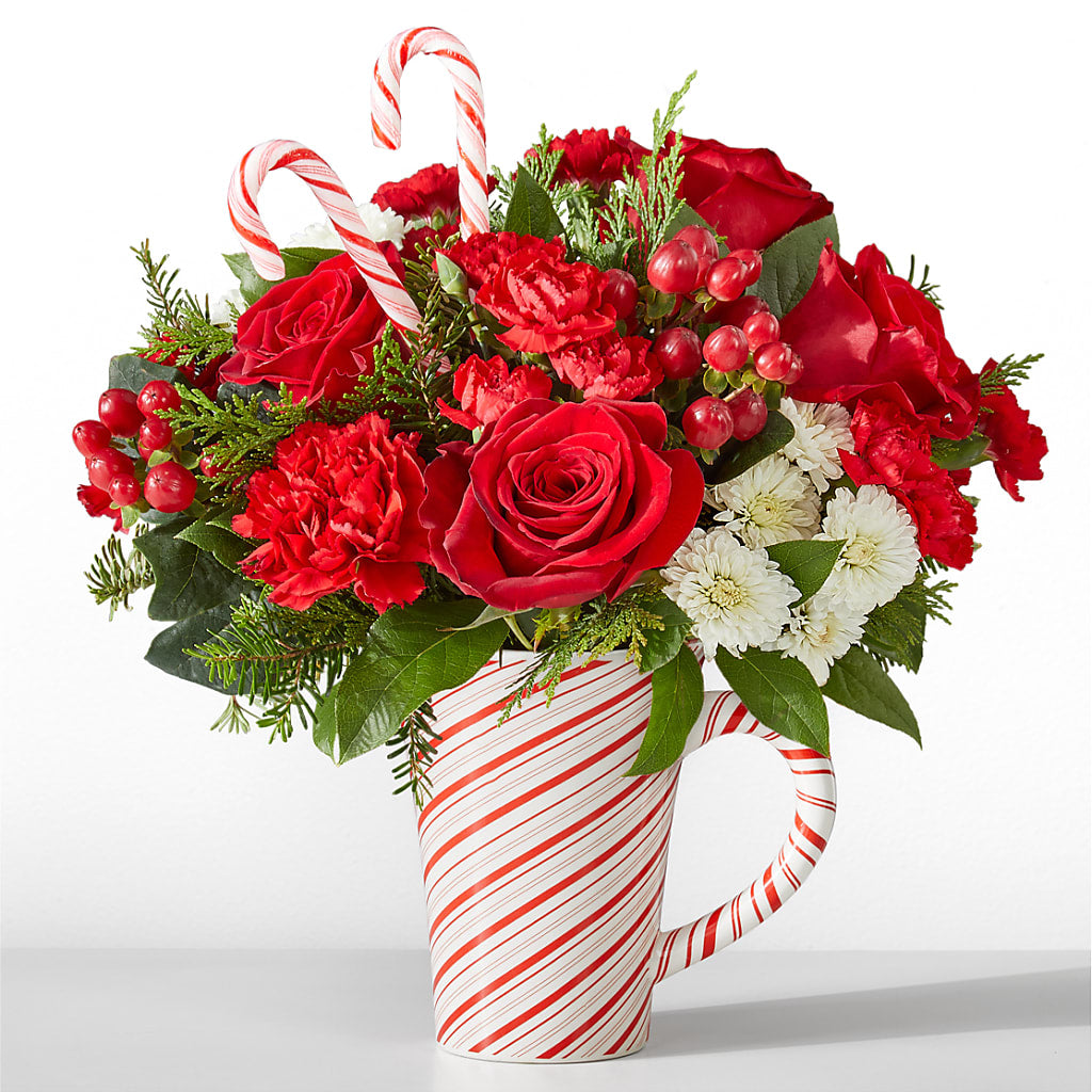 Peppermint Swirl Mug – LETITTE'S FLOWERS & GIFTS, Beaumont TX