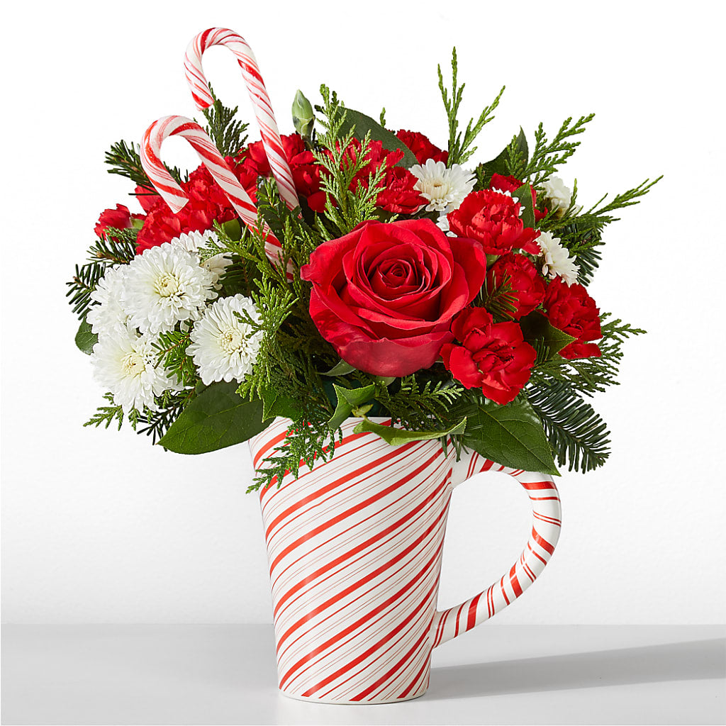 Peppermint Swirl Mug – LETITTE'S FLOWERS & GIFTS, Beaumont TX