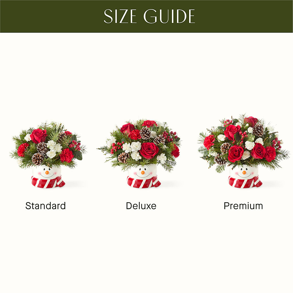 Jolly Snowman Bouquet – LETITTE'S FLOWERS & GIFTS, Beaumont TX