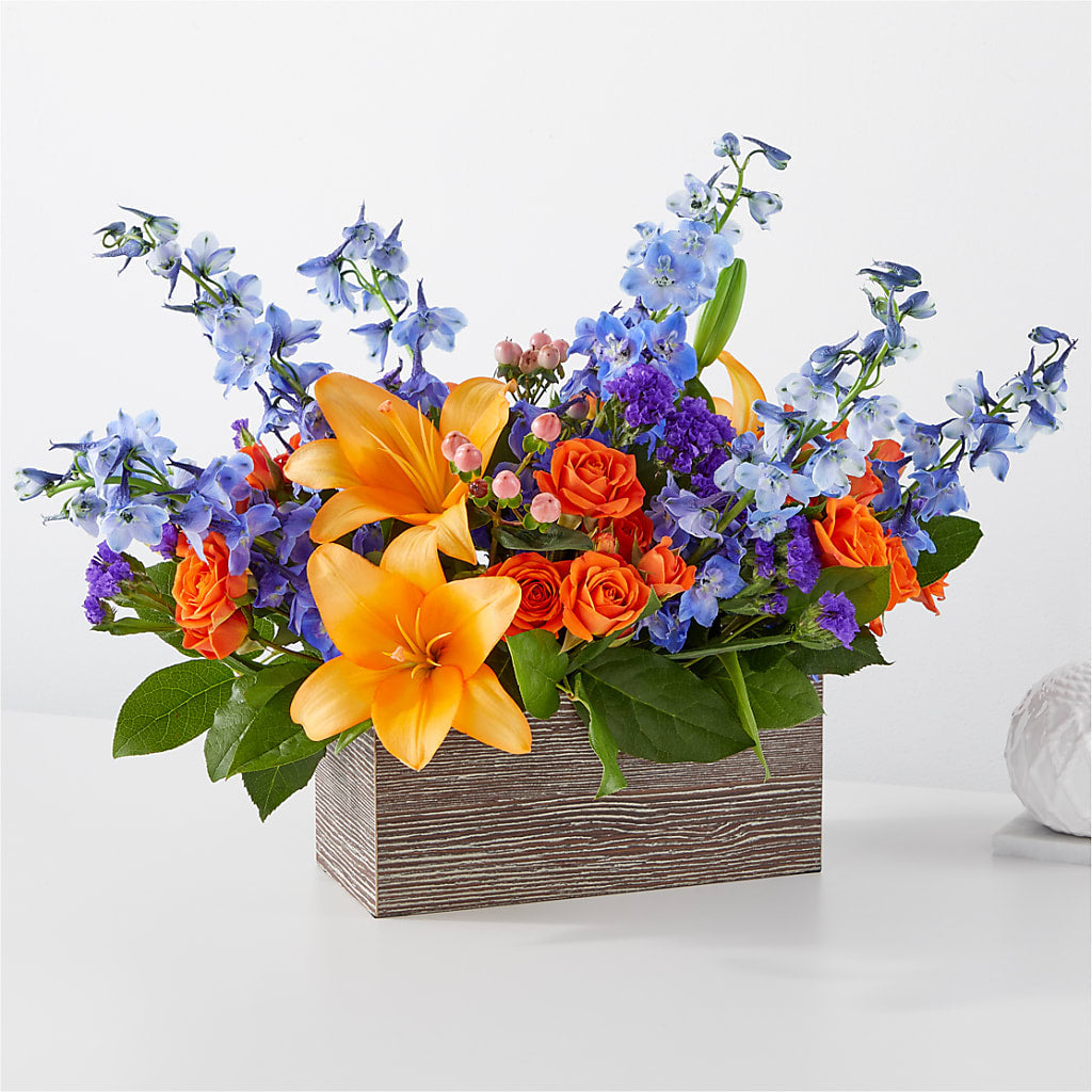 Radiant Citrus Box Bouquet – LETITTE'S FLOWERS & GIFTS, Beaumont TX