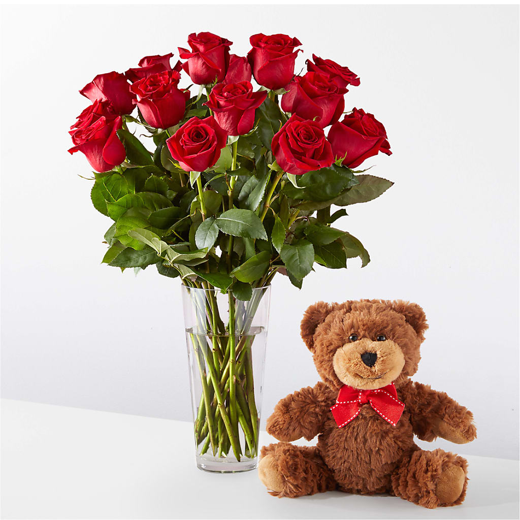 Romantic Long Stem Red Rose Bouquet Bundles – LETITTE'S FLOWERS & GIFTS, Beaumont TX