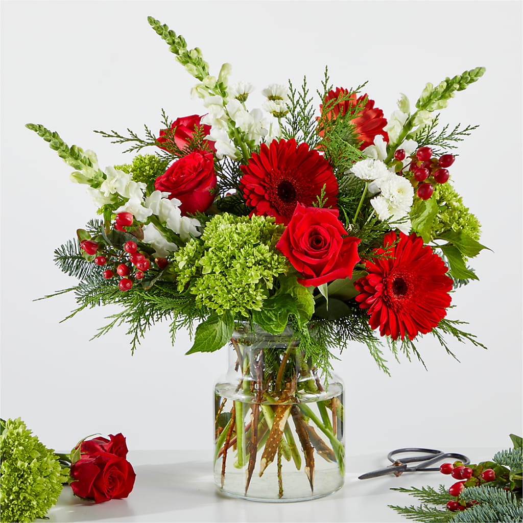 Merry Moment Bouquet – A Florist Original – LETITTE'S FLOWERS & GIFTS, Beaumont TX