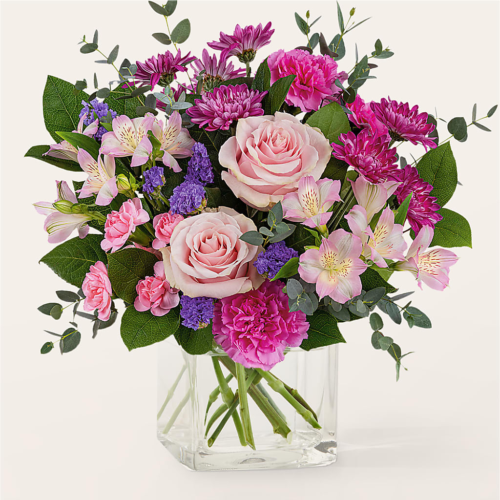 Rosy Radiance Bouquet – LETITTE'S FLOWERS & GIFTS, Beaumont TX
