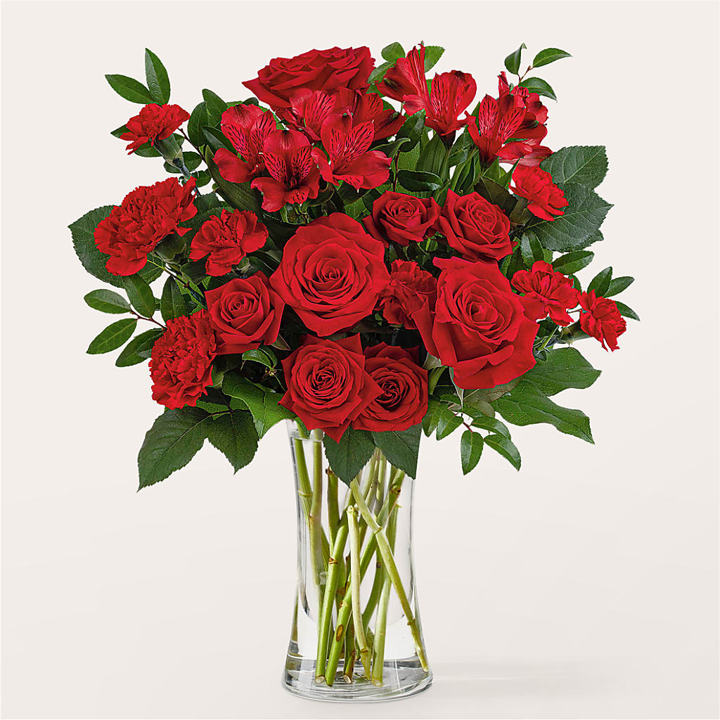 Brilliant Ruby Bouquet – LETITTE'S FLOWERS & GIFTS, Beaumont TX
