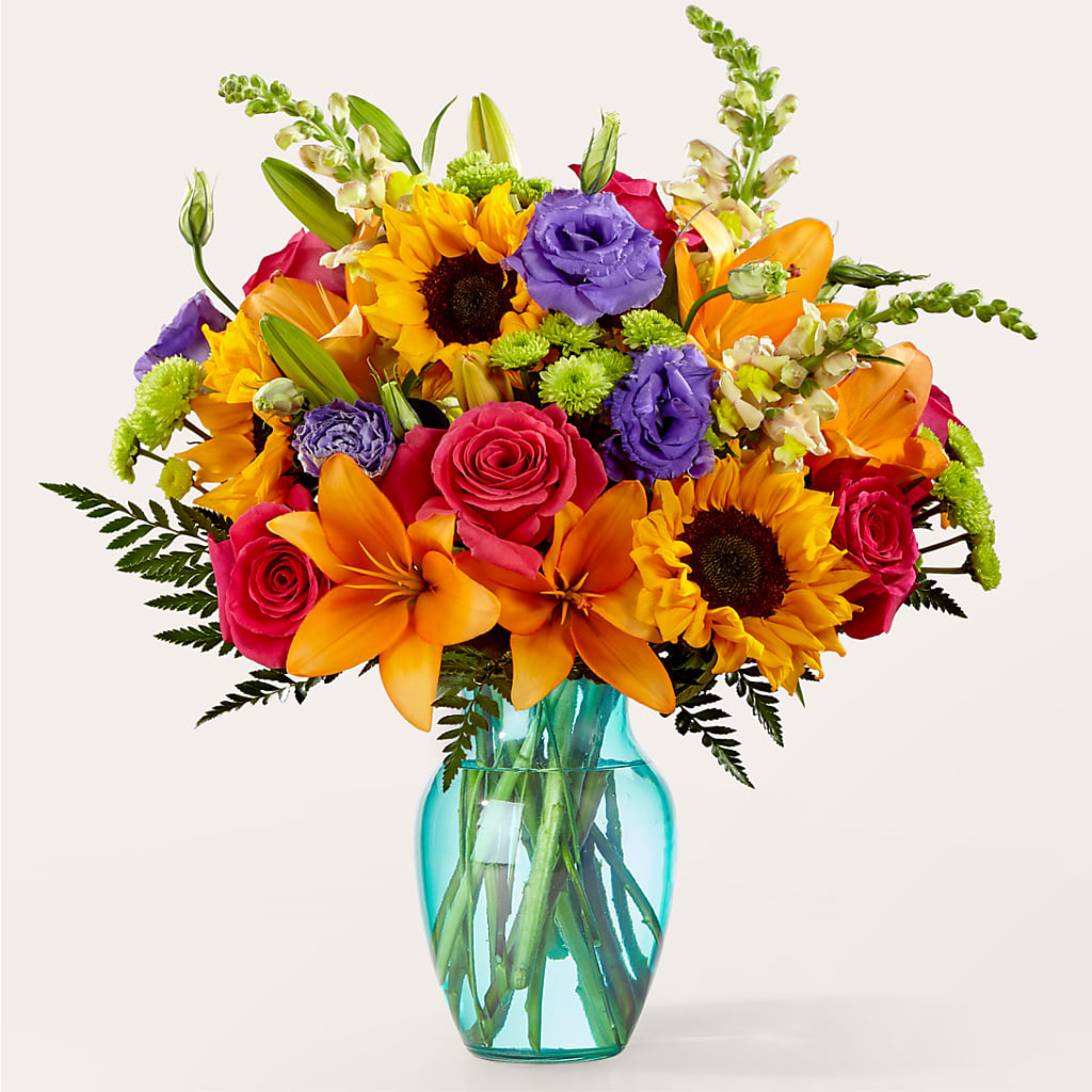 Double Rainbow Bouquet – LETITTE'S FLOWERS & GIFTS, Beaumont TX