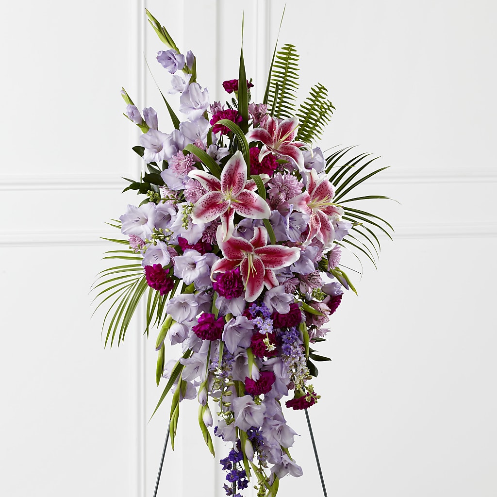 Tender Touch Standing Spray – LETITTE'S FLOWERS & GIFTS, Beaumont TX