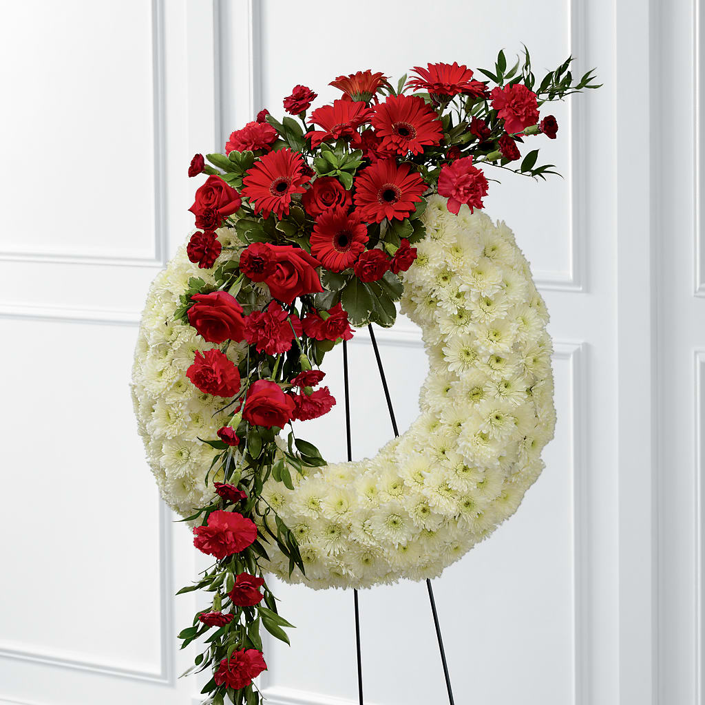 Graceful Tribute Wreath – LETITTE'S FLOWERS & GIFTS, Beaumont TX