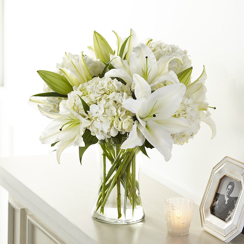 Compassionate Lily Bouquet – LETITTE'S FLOWERS & GIFTS, Beaumont TX