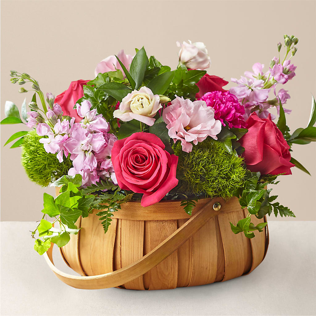 Radiance in Bloom Basket – LETITTE'S FLOWERS & GIFTS, Beaumont TX