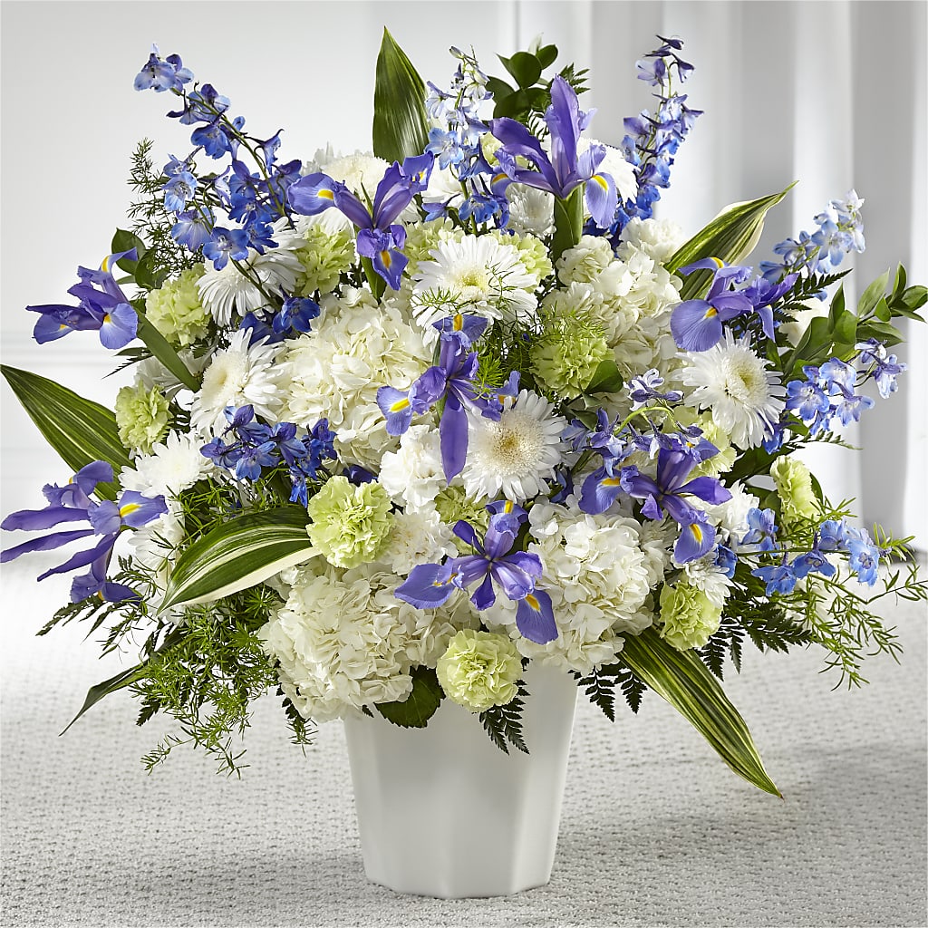 Soft Serenity Floor Basket – LETITTE'S FLOWERS & GIFTS, Beaumont TX