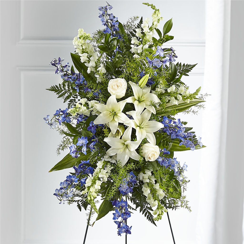 Faithful Friend Standing Spray – LETITTE'S FLOWERS & GIFTS, Beaumont TX