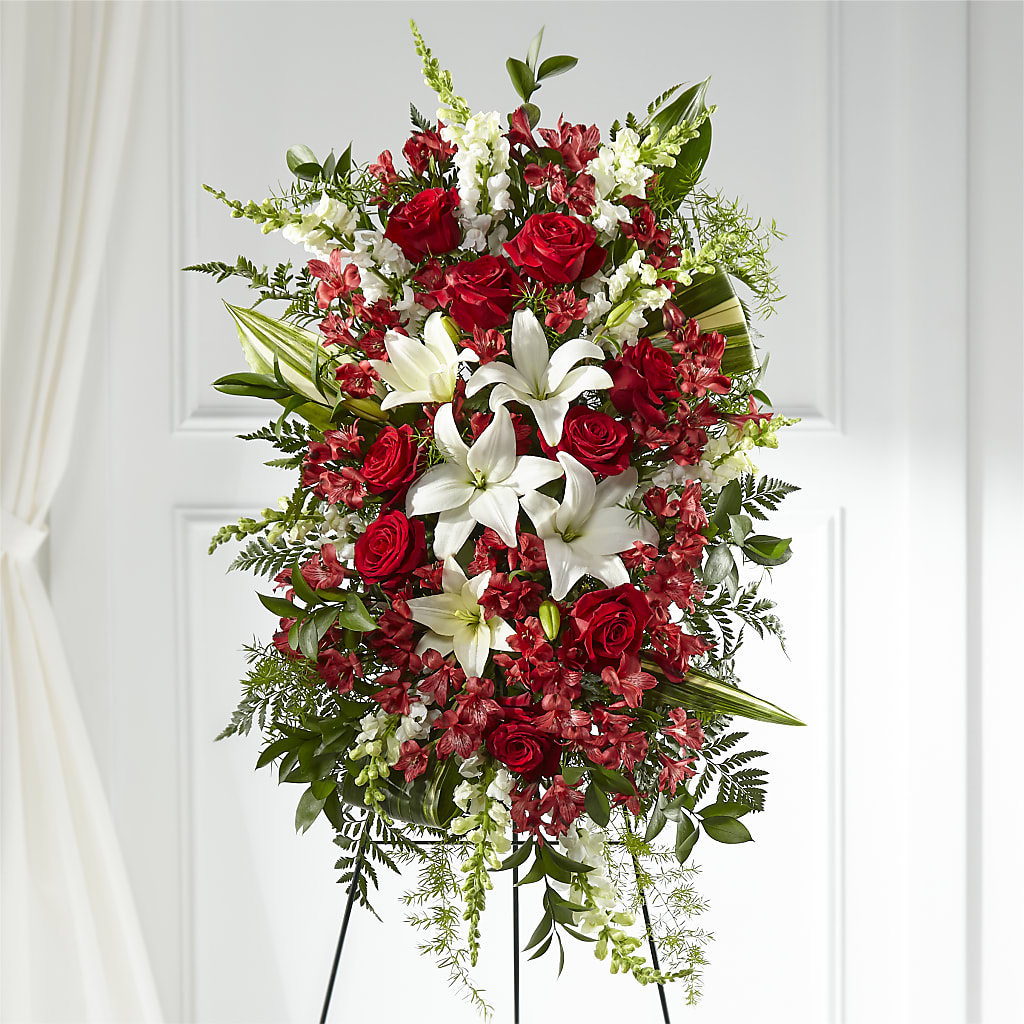 Everlasting Memory Standing Spray – LETITTE'S FLOWERS & GIFTS, Beaumont TX