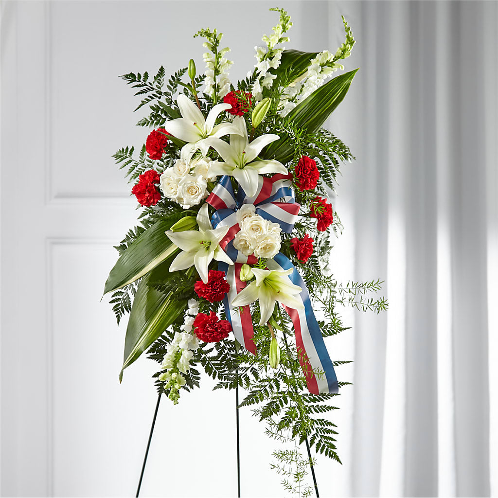Stars of Life Standing Spray – LETITTE'S FLOWERS & GIFTS, Beaumont TX