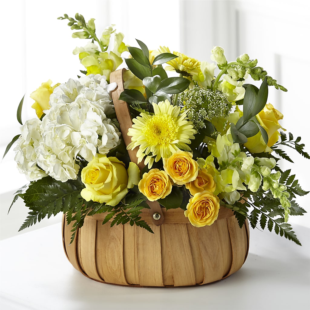 Rustic Remembrance Basket – LETITTE'S FLOWERS & GIFTS, Beaumont TX