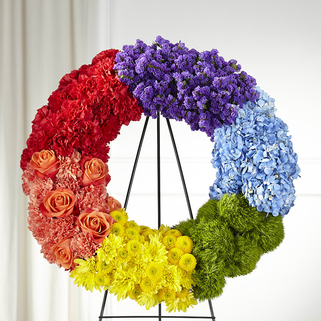 Circle of Love Wreath – LETITTE'S FLOWERS & GIFTS, Beaumont TX