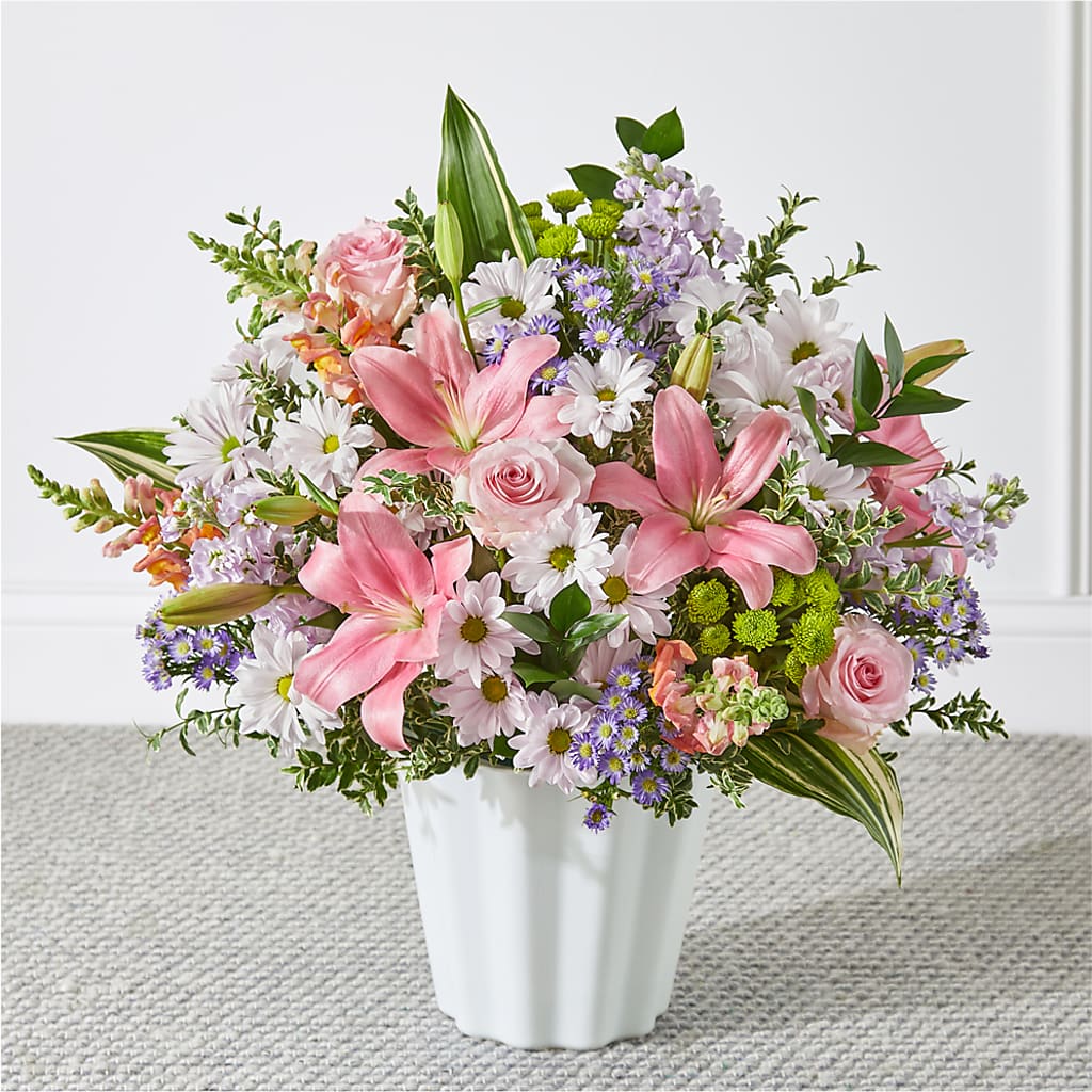 Abundant Compassion Floor Basket – LETITTE'S FLOWERS & GIFTS, Beaumont TX