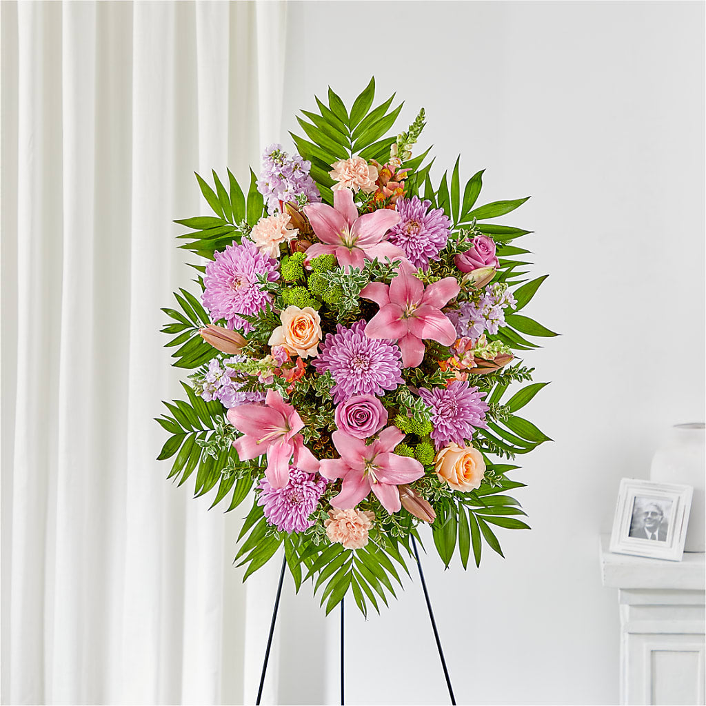 Love & Light Standing Spray – LETITTE'S FLOWERS & GIFTS, Beaumont TX