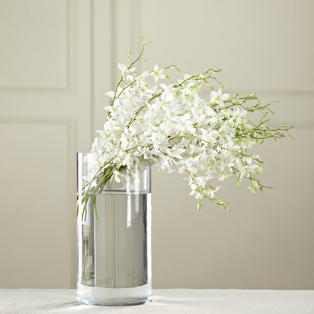 White Dendrobium Bouquet – LETITTE'S FLOWERS & GIFTS, Beaumont TX