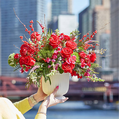 Big Red Bow Bouquet – LETITTE'S FLOWERS & GIFTS, Beaumont TX