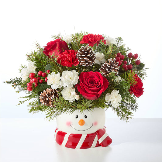 Jolly Snowman Bouquet – LETITTE'S FLOWERS & GIFTS, Beaumont TX