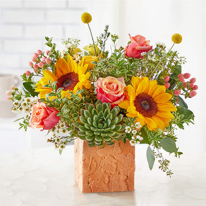 Sunflower Season Bouquet – LETITTE'S FLOWERS & GIFTS, Beaumont TX