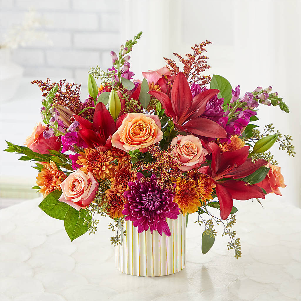 Burgundy Landscape Bouquet – LETITTE'S FLOWERS & GIFTS, Beaumont TX