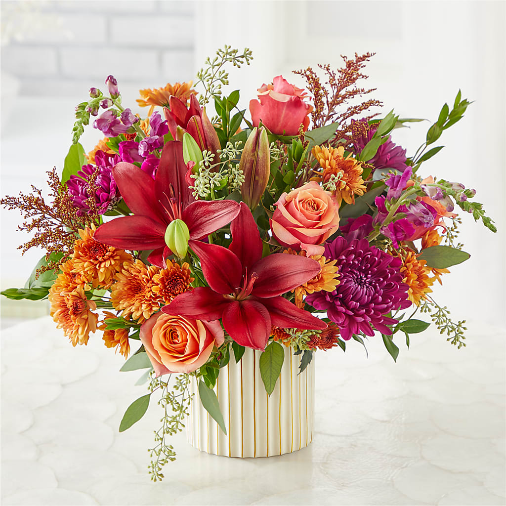 Burgundy Landscape Bouquet – LETITTE'S FLOWERS & GIFTS, Beaumont TX