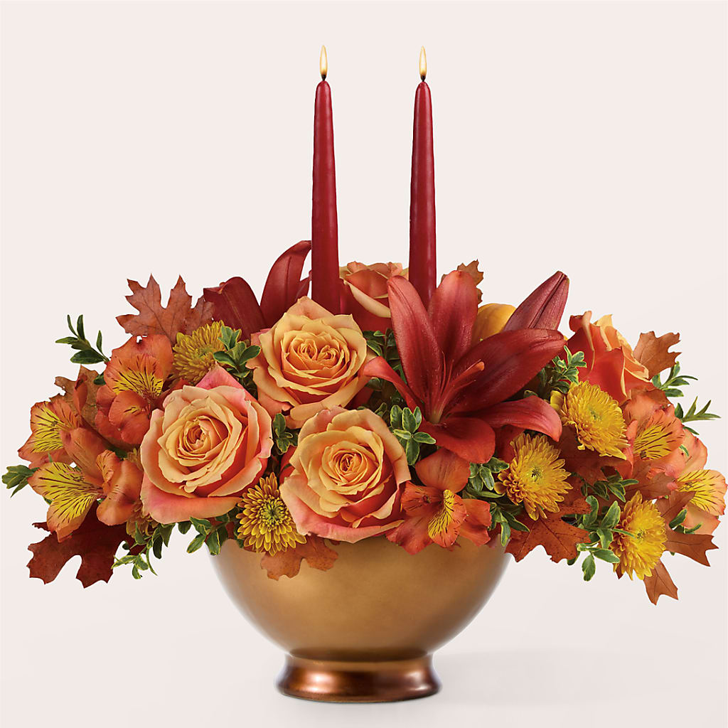 Harvest Table Centerpiece – LETITTE'S FLOWERS & GIFTS, Beaumont TX
