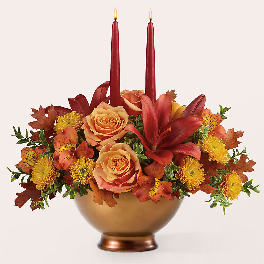 Harvest Table Centerpiece – LETITTE'S FLOWERS & GIFTS, Beaumont TX