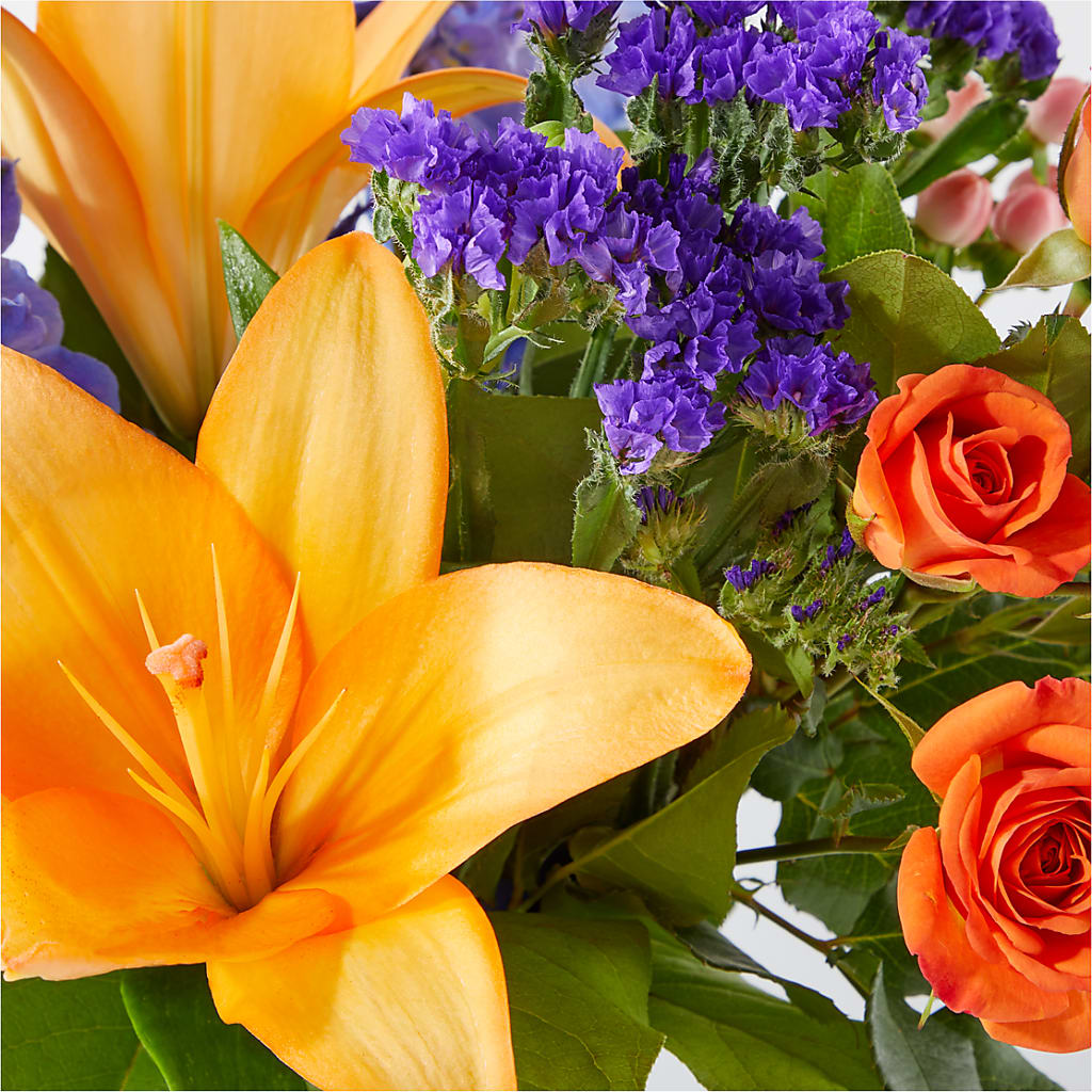 Radiant Citrus Bouquet – LETITTE'S FLOWERS & GIFTS, Beaumont TX