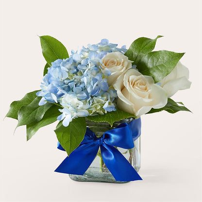 Sky Blue Delight Bouquet – LETITTE'S FLOWERS & GIFTS, Beaumont TX