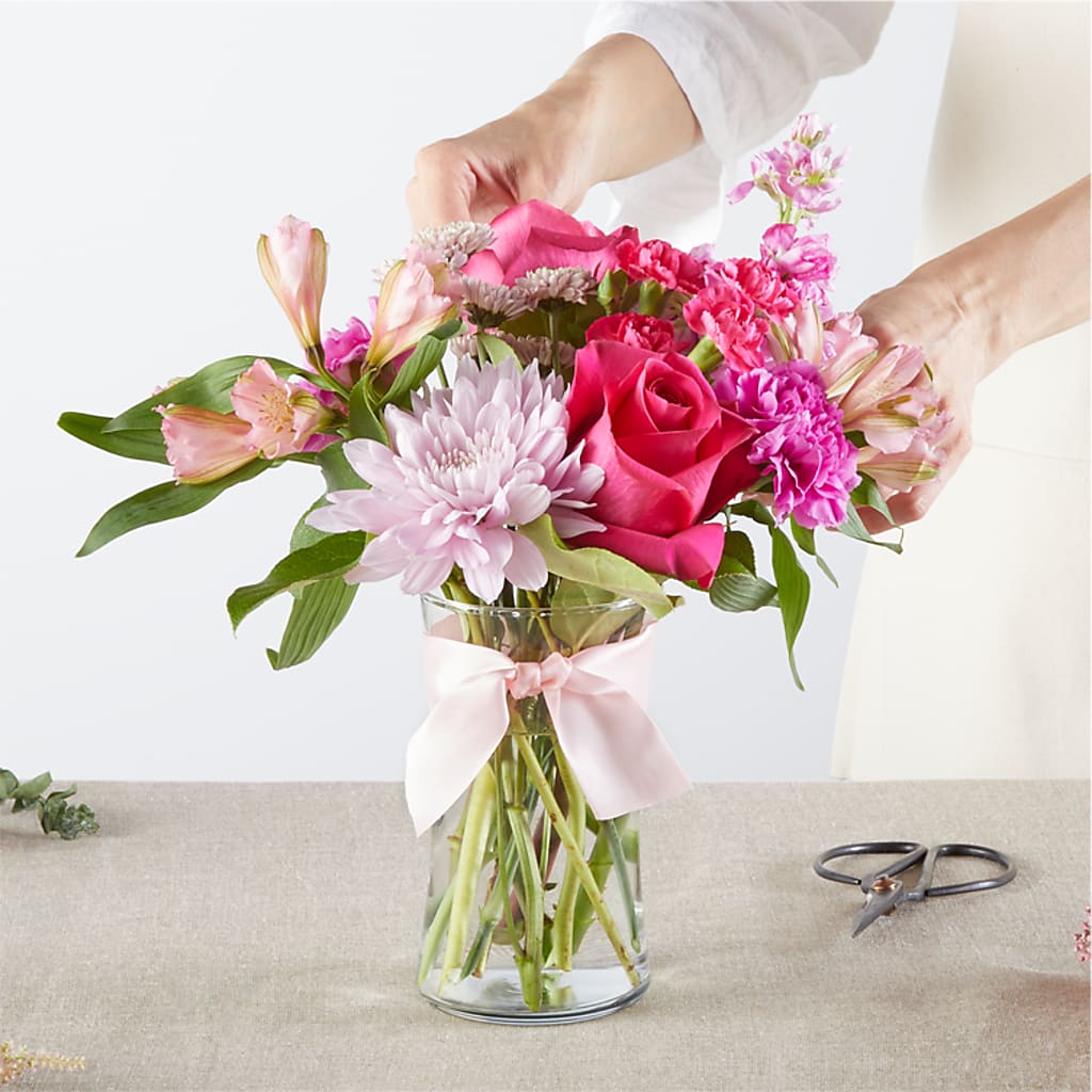 Pink Ribbon - A Florist Original – LETITTE'S FLOWERS & GIFTS, Beaumont TX
