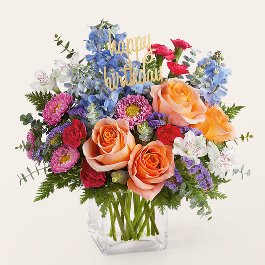 Birthday Bash Bouquet – LETITTE'S FLOWERS & GIFTS, Beaumont TX