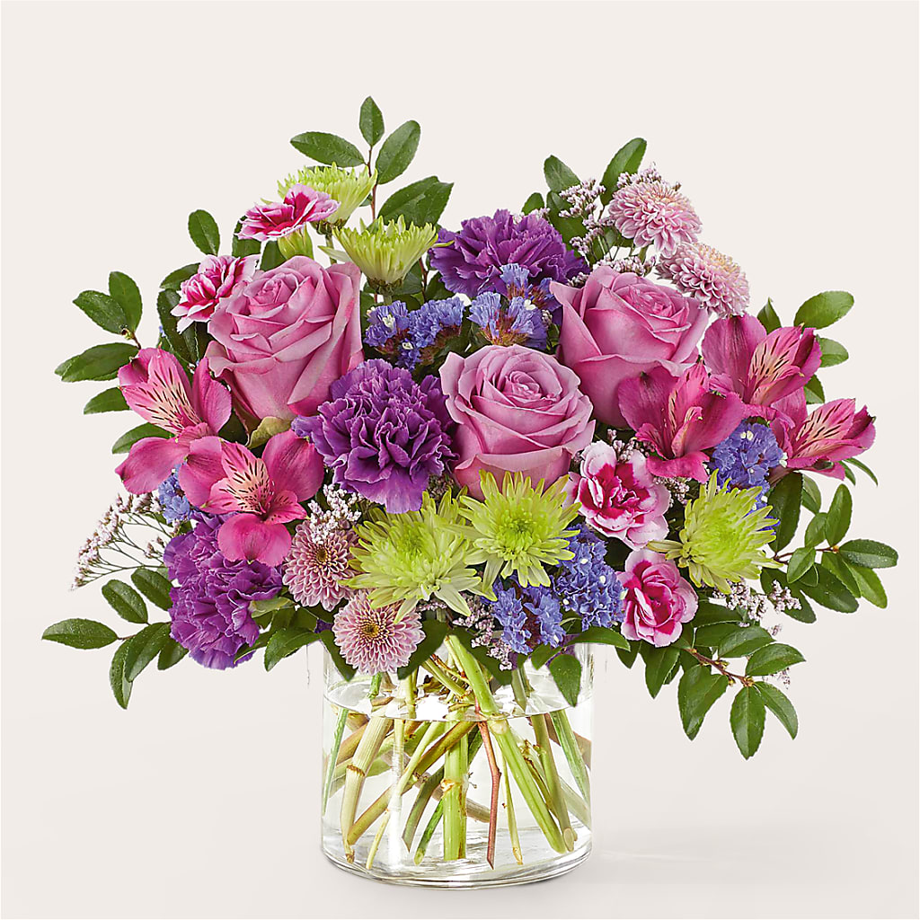 Glass Half Full Bouquet – LETITTE'S FLOWERS & GIFTS, Beaumont TX