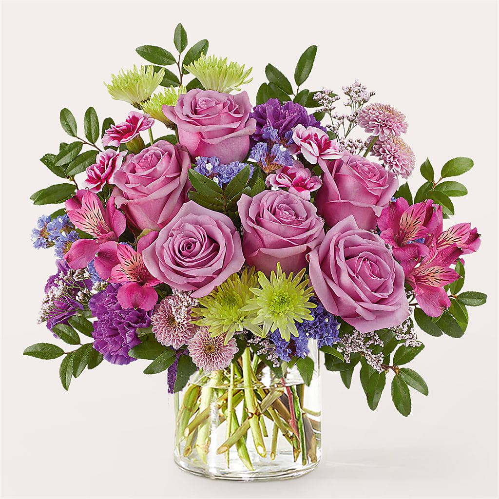 Glass Half Full Bouquet – LETITTE'S FLOWERS & GIFTS, Beaumont TX