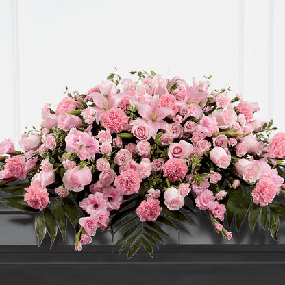 Garden of Comfort Casket Spray (Standard) – LETITTE'S FLOWERS & GIFTS, Beaumont TX