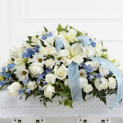 Tender Treasure Casket Spray – LETITTE'S FLOWERS & GIFTS, Beaumont TX