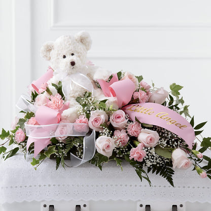 Touch of Sympathy Casket Spray – LETITTE'S FLOWERS & GIFTS, Beaumont TX