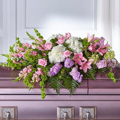 Life's Gratitude Casket Spray – LETITTE'S FLOWERS & GIFTS, Beaumont TX