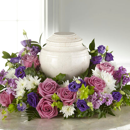 Blooming Sympathy Cremation Adornment – LETITTE'S FLOWERS & GIFTS, Beaumont TX