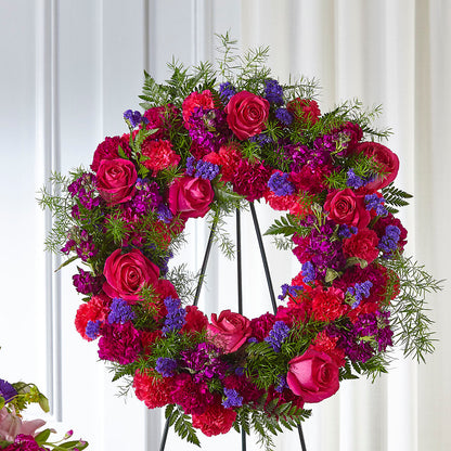 Calming Colors Wreath – LETITTE'S FLOWERS & GIFTS, Beaumont TX