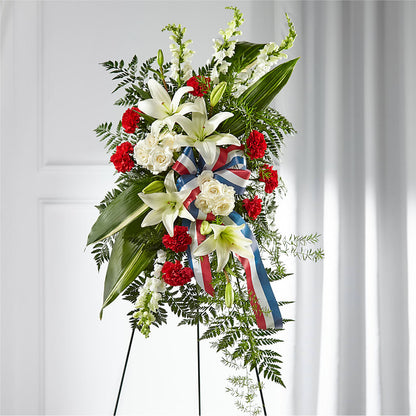 Stars of Life Standing Spray – LETITTE'S FLOWERS & GIFTS, Beaumont TX