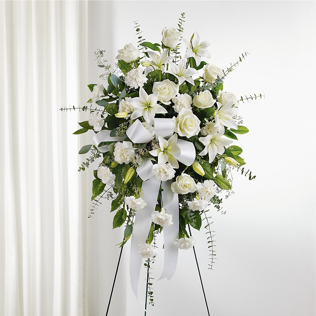 With Care Standing Spray – LETITTE'S FLOWERS & GIFTS, Beaumont TX
