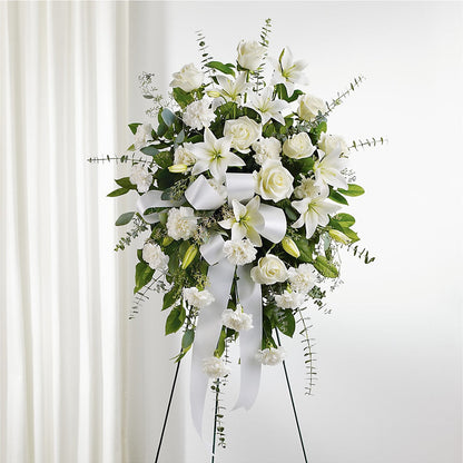 With Care Standing Spray – LETITTE'S FLOWERS & GIFTS, Beaumont TX