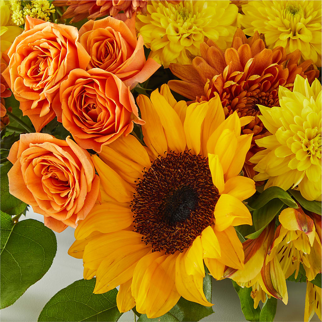 Autumn Harmony Centerpiece – LETITTE'S FLOWERS & GIFTS, Beaumont TX