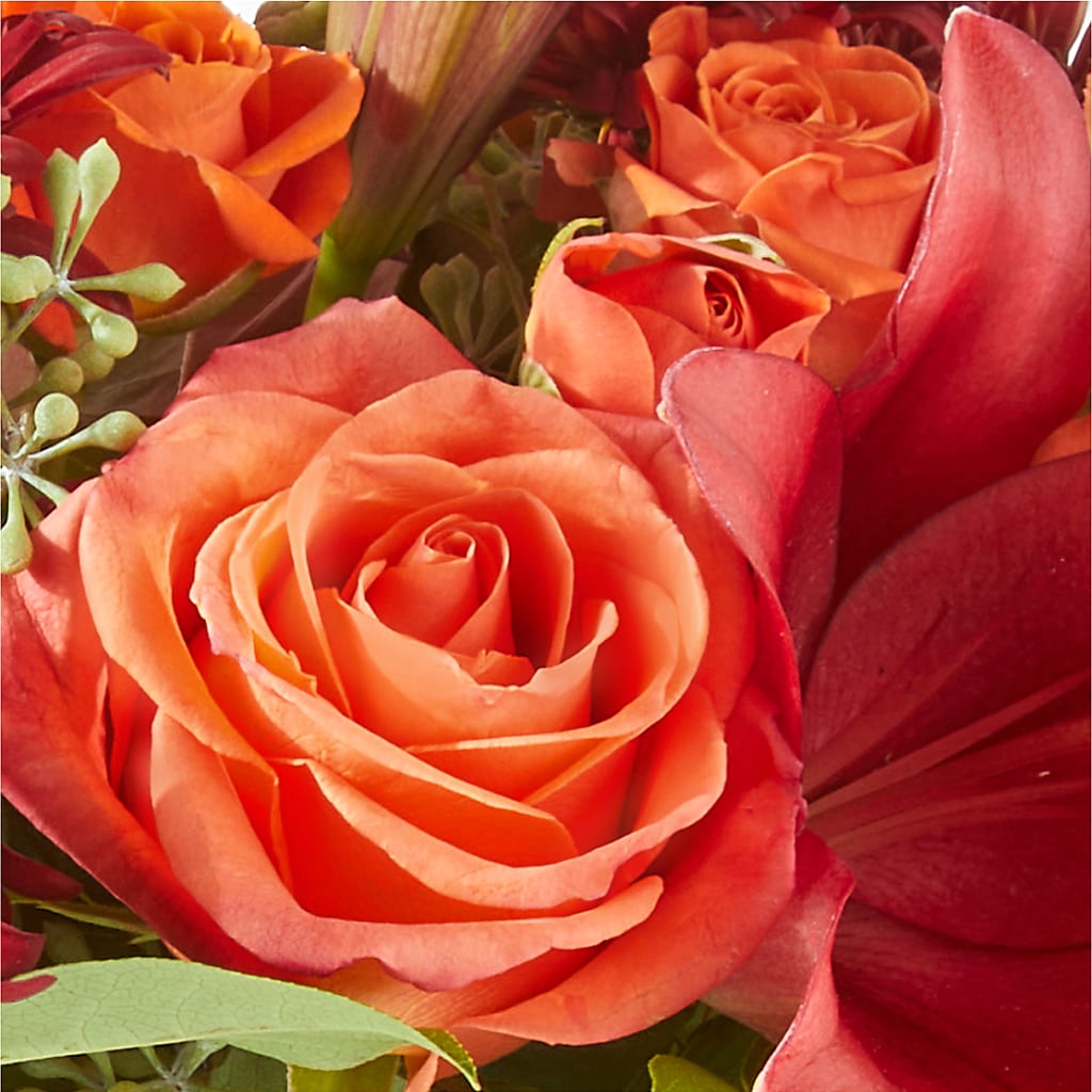 Crimson Leaves Bouquet – LETITTE'S FLOWERS & GIFTS, Beaumont TX