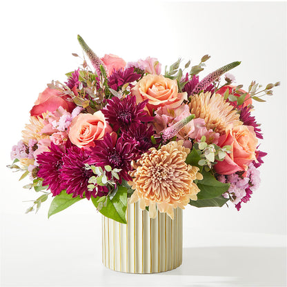 Berry Cobbler Bouquet with Ivory Vase – LETITTE'S FLOWERS & GIFTS, Beaumont TX