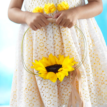Sweet Sunshine Flower Girl Bouquet – LETITTE'S FLOWERS & GIFTS, Beaumont TX